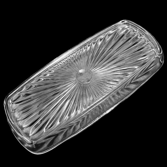 Vintage 1950s Kromex Chrome Covered Butter Dish with Glass Insert - Made in USA - Picture 4 of 10